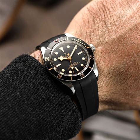 tudor black bay 58 rubber|tudor black bay 58 specifications.